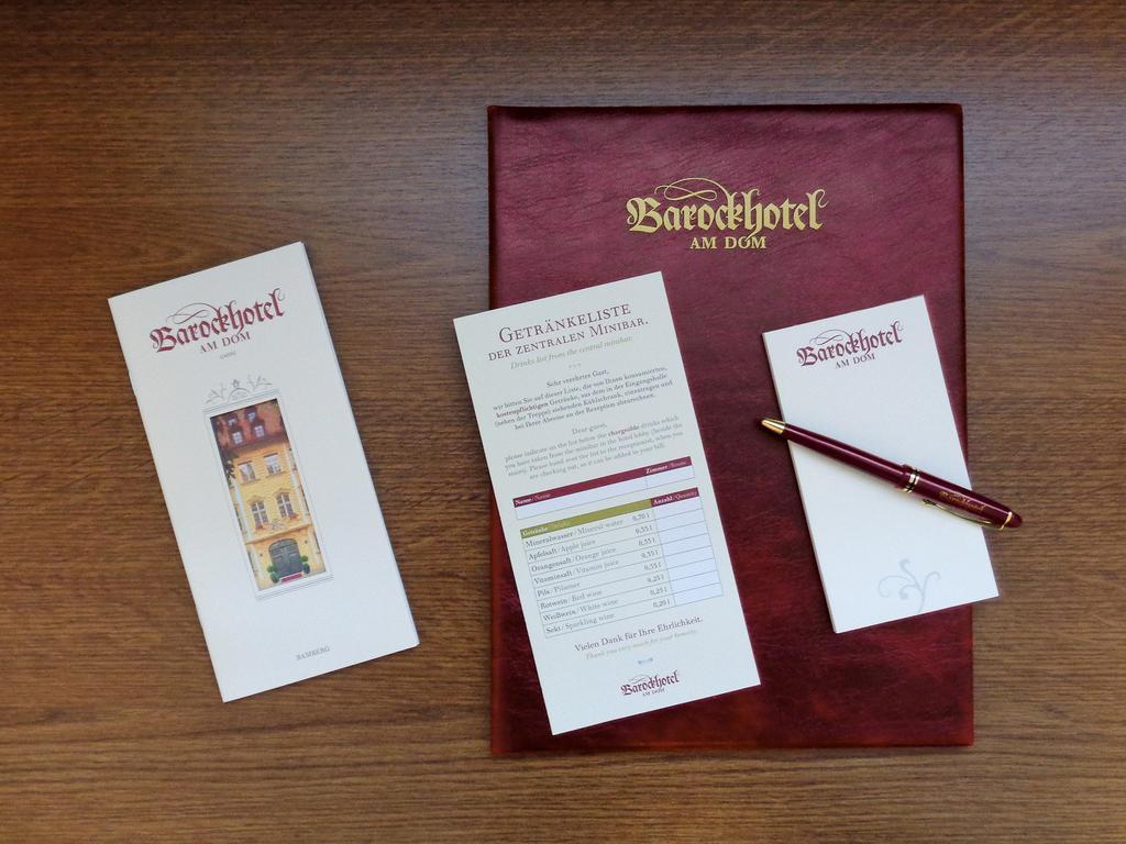 Barockhotel Am Dom Garni Bamberga Esterno foto
